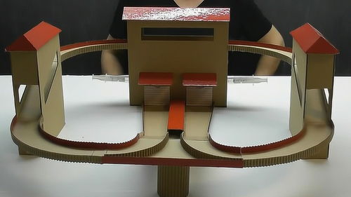 纸板模型DIY,玩具车跑道的制作方法